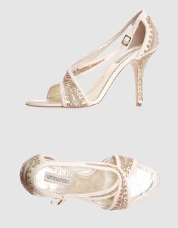 ERMANNO SCERVINO - ���f�B�[�X - �C - �q�[���t���T���_�� on YOOX.COM