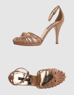 SERGIO ROSSI - ���f�B�[�X - �C - �q�[���t���T���_�� on YOOX.COM