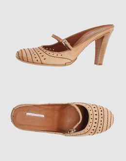 ALBERTO FERMANI Women - Footwear - Mules ALBERTO FERMANI on YOOX :  tan stitch detailing alberto fermani shoes
