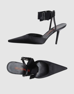 BRUNO FRISONI Women - Footwear - Slingbacks BRUNO FRISONI on YOOX :  bruno frisoni pointed toes ankle belt satin