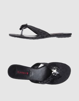 PLAYBOY - FOOTWEAR - Flip flops - on YOOX.COM