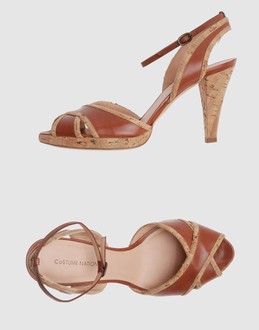 COSTUME NATIONAL CALZATURE Sandali con tacco su YOOX.COM