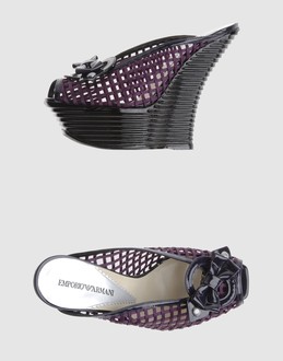 Emporio armani chaussures semelles compens&eacute;es