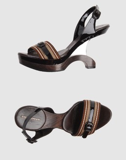 GIORGIO ARMANI - CHAUSSURES - Semelles compens&amp;Atilde;&amp;copy;es - sur YOOX.COM