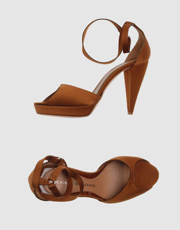 Nicole brundage chaussures sandales &agrave; talons