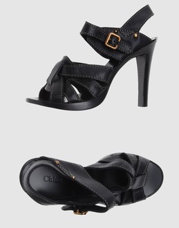 CHLOE' - レディース - 靴 - ヒール付きサンダル on YOOX.COM