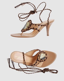 SERGIO ROSSI CALZATURE Sandali con tacco su YOOX.COM