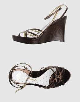 Fornarina chaussures semelles compens&eacute;es