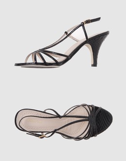 ALL BLACK FOOTWEAR High heeled sandals on YOOXCOM