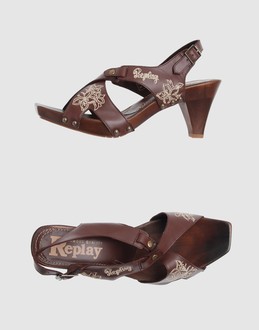 REPLAY CALZATURE Sandali con tacco su YOOX.COM