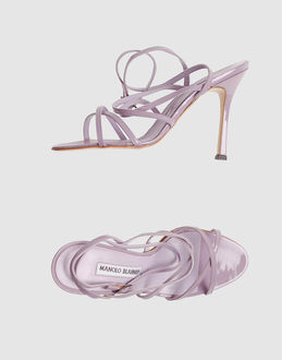 MANOLO BLAHNIK - Women - FOOTWEAR - High-heeled sandals on YOOX.COM