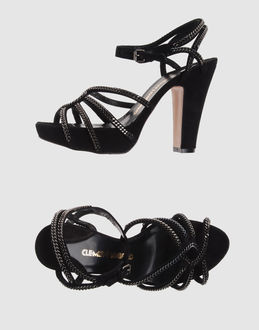 Suede - Metal - Buckling ankle belt closure - Leather sole - Contrasting applications details -