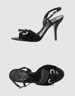 SERGIO ROSSI CALZATURE Sandali con tacco su YOOX.COM