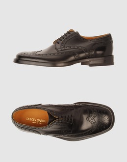 DOLCE & GABBANA - Men - FOOTWEAR - Laced shoes on YOOX.COM