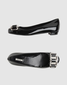 MIU MIU - FOOTWEAR - Ballet flats - on YOOX.COM