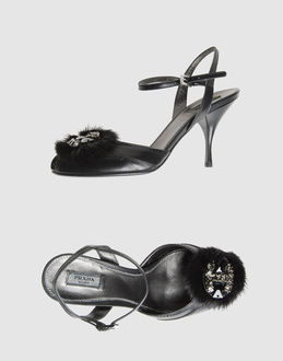 PRADA - FOOTWEAR - High-heeled sandals - on YOOX.COM