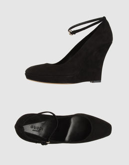 Gucci chaussures semelles compens&eacute;es