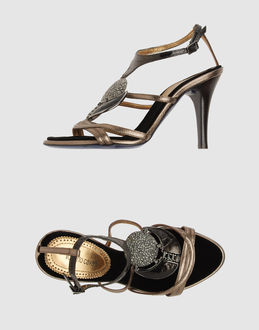 ROBERTO CAVALLI - FOOTWEAR - High-heeled sandals - on YOOX.COM