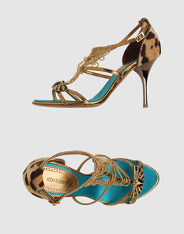 ROBERTO CAVALLI - FOOTWEAR - High-heeled sandals - on YOOX.COM