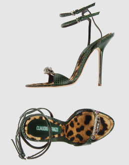 CLAUDIO MERAZZI - Women - FOOTWEAR - High-heeled sandals on YOOX.COM
