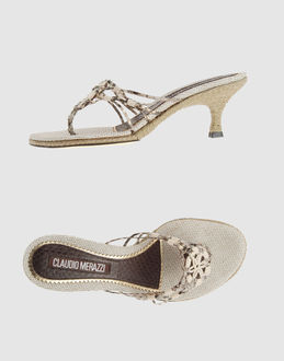 CLAUDIO MERAZZI - CALZATURE - Sandali con tacco su YOOX.COM