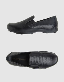 EMPORIO ARMANI Men FOOTWEAR Moccassins on YOOXCOM