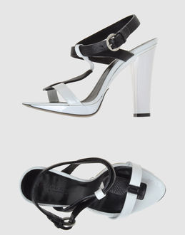 DESIGNER SANDALS DONNA KARAN - Women - FOOTWEAR - High-heeled sandals on YOOX.COM
