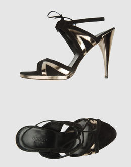 GUCCI - Women - FOOTWEAR - Platform sandals on YOOX.COM