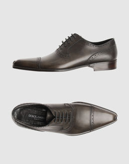 DOLCE & GABBANA - Men - FOOTWEAR - Laced shoes on YOOX.COM