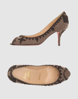 CHRISTIAN LOUBOUTIN - Women - FOOTWEAR - Pumps with open toe on YOOX.COM