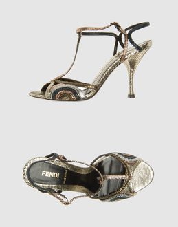 FENDI - Women - FOOTWEAR - High-heeled sandals on YOOX.COM
