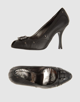 JUST CAVALLI Women FOOTWEAR Pumps with open toe on YOOXCOM