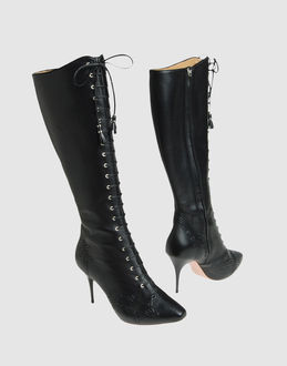 ALEXANDER MCQUEEN - Women - FOOTWEAR - High-heeled boots on YOOX.COM