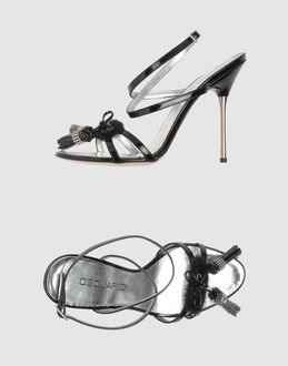 DSQUARED2 - CHAUSSURES - Sandales � talons sur YOOX.COM