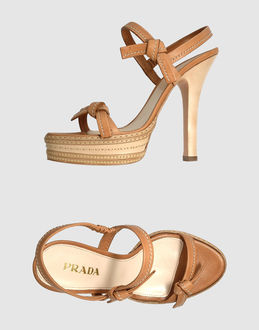 DESIGNER SANDALS PRADA Women Platform sandals