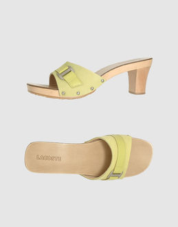LACOSTE - FOOTWEAR - Platform sandals - on YOOX.COM