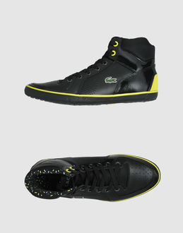 LACOSTE - FOOTWEAR - High-top sneakers - on YOOX.COM