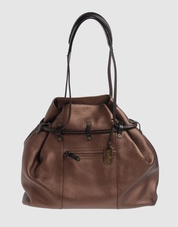 Hogan Women - Bags - Large leather bag Hogan on YOOX :  handbag black leather hogan