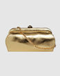 Ferre Metallic Shoulder Bag from Yoox