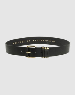 AGAINST MY KILLER ACCESSORIES Belts on YOOXCOM