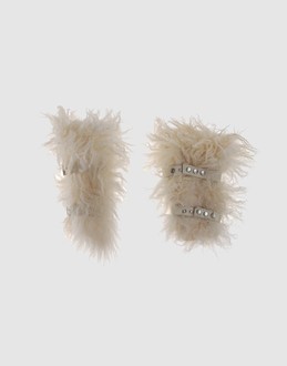 Mongolian fur - Snap button closing - AppliquÃ© -  100% Leather