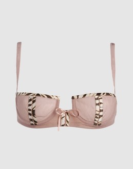 Tulle - Stretch - Underwire bra - Hook-and-eye closure - Unlined - Bow detailing - Contrasting applications - Logo details -