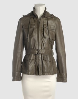 EMPORIO ARMANI - V�TEMENT CUIR - Manteaux cuir sur YOOX.COM