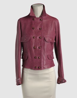 EMPORIO ARMANI - V�TEMENT CUIR - Manteaux cuir sur YOOX.COM