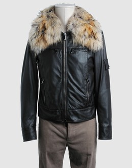 EMPORIO ARMANI - V�TEMENT CUIR - Manteaux cuir sur YOOX.COM