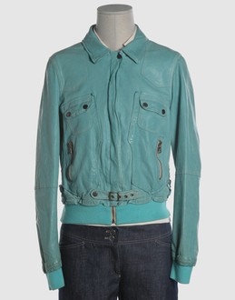 D&G - レディース - レザー/皮革製品 - レザーアウター on YOOX.COMの画像