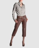 prezzi MOSCHINO JEANS ABBIGLIAMENTO PELLE Pantaloni pelle su YOOXCOM