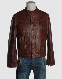 MOSCHINO JEANS ABBIGLIAMENTO PELLE Capispalla pelle su YOOX.COM