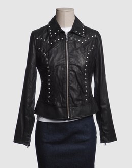 MOSCHINO JEANS ABBIGLIAMENTO PELLE Capispalla pelle su YOOX.COM