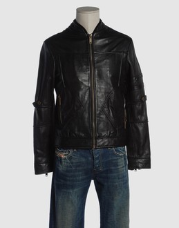 Moschino jeans v&ecirc;tement cuir manteaux cuir